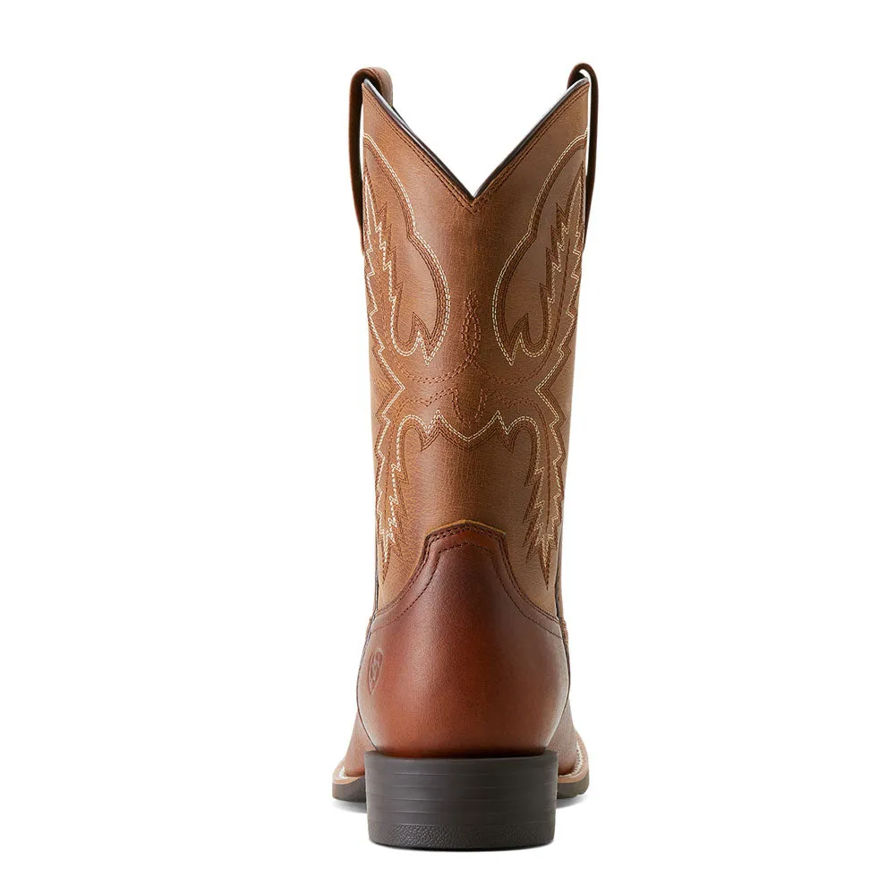 10053658 Ariat Men's Sport Stratten Cowboy Boot - Peanut