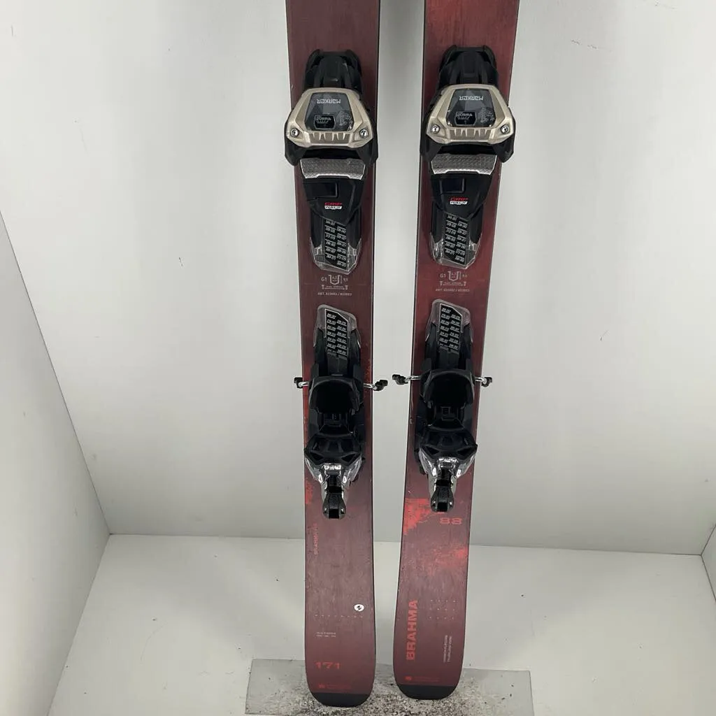 2023 Blizzard Brahma 88 w/ Marker Griffon TCX 12 Demo Bindings