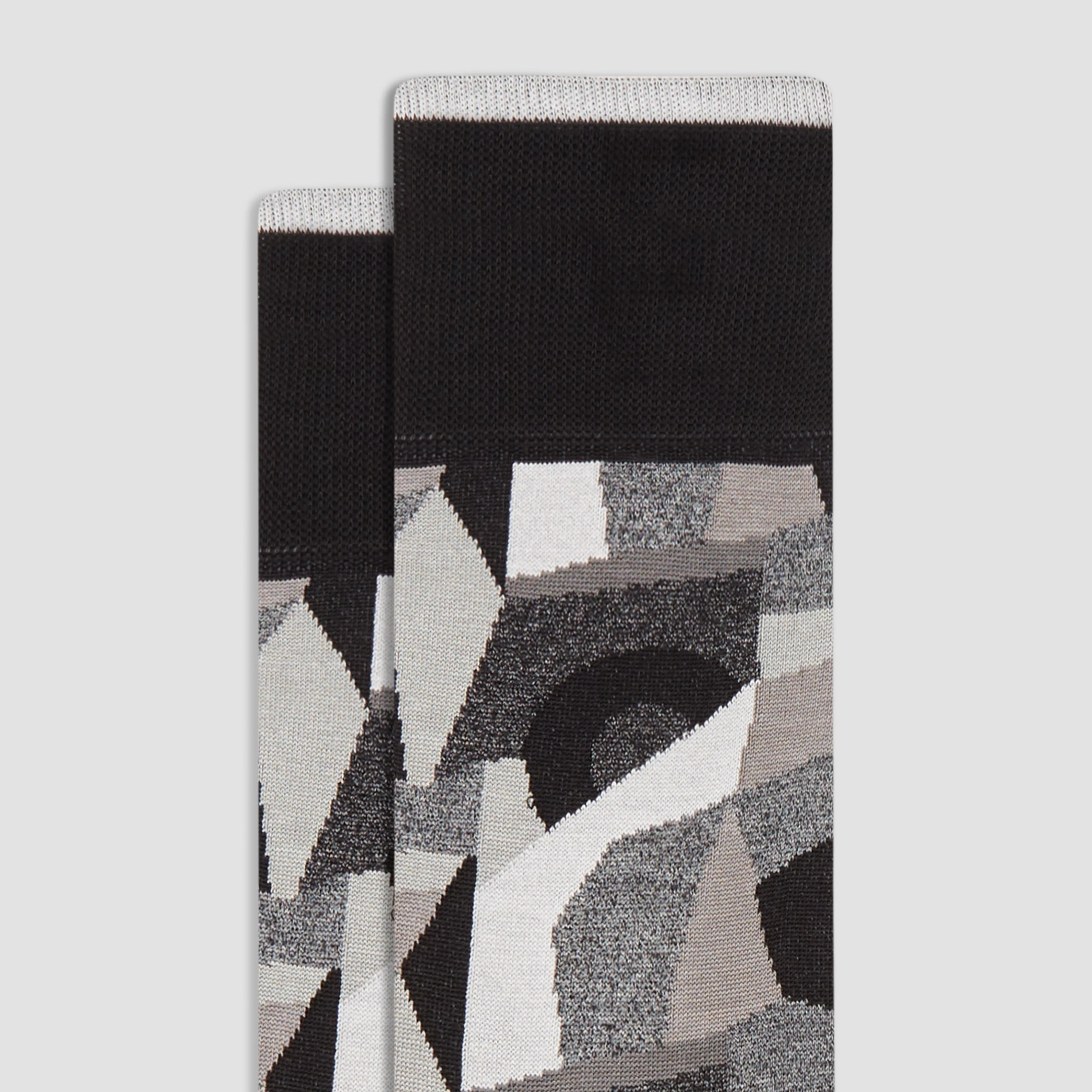 Abstract Mid-Calf Socks