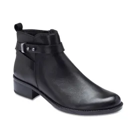 Alert Boot in Black Leather