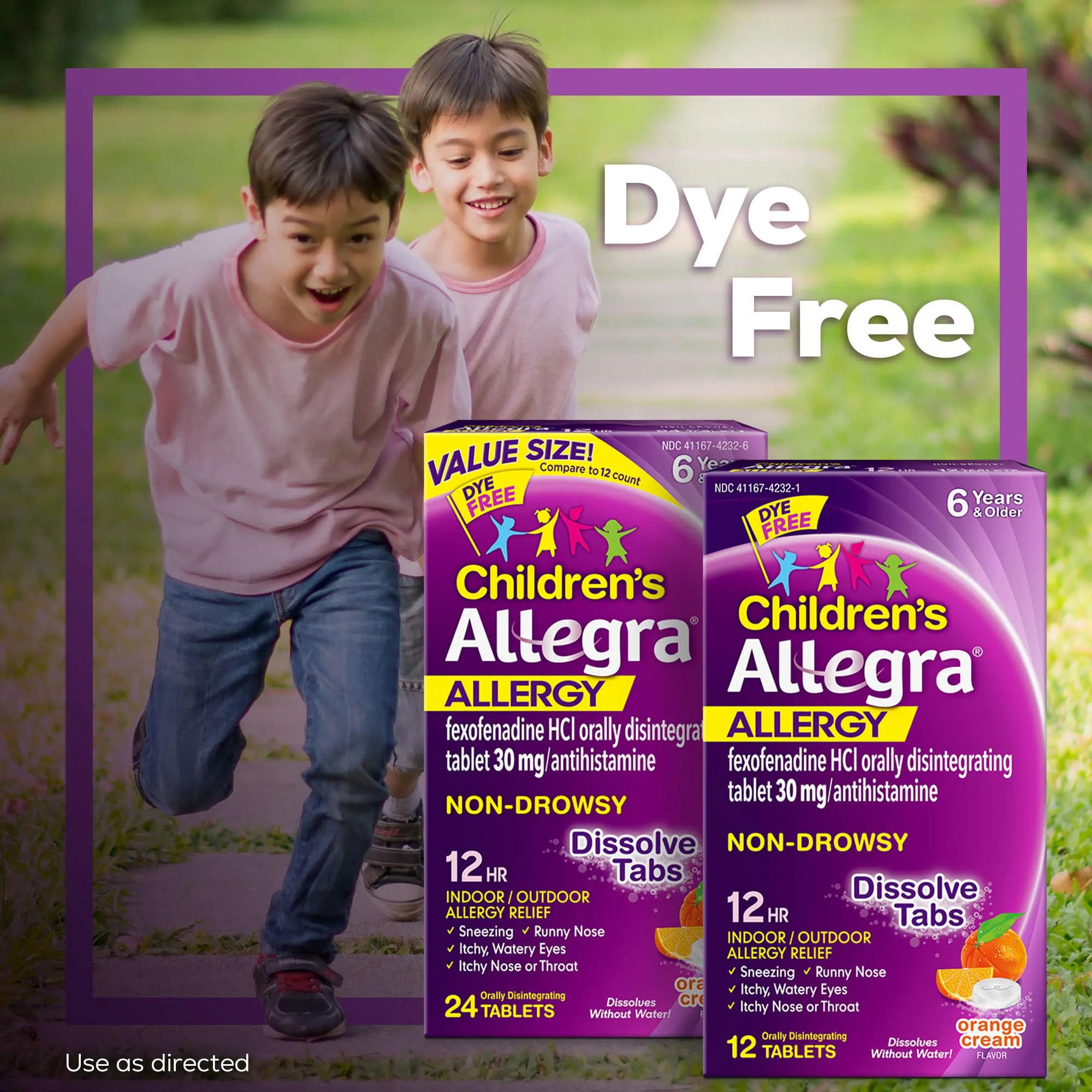 Allegra Children's Allergy 12 Hour Non-Drowsy Dissolve Tabs - 24 Ct