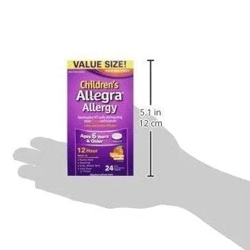 Allegra Children's Allergy 12 Hour Non-Drowsy Dissolve Tabs - 24 Ct