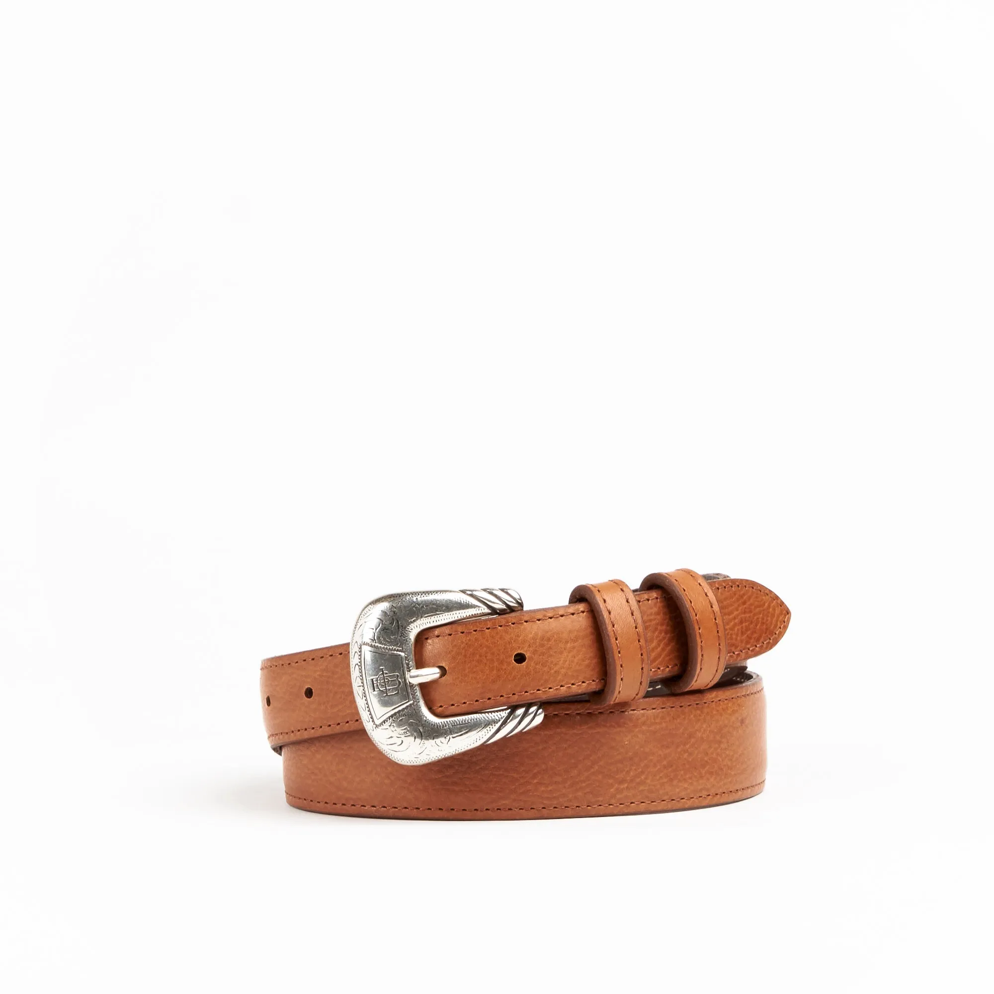 Allens Boots Exclusive Taper Cognac Calf Belt