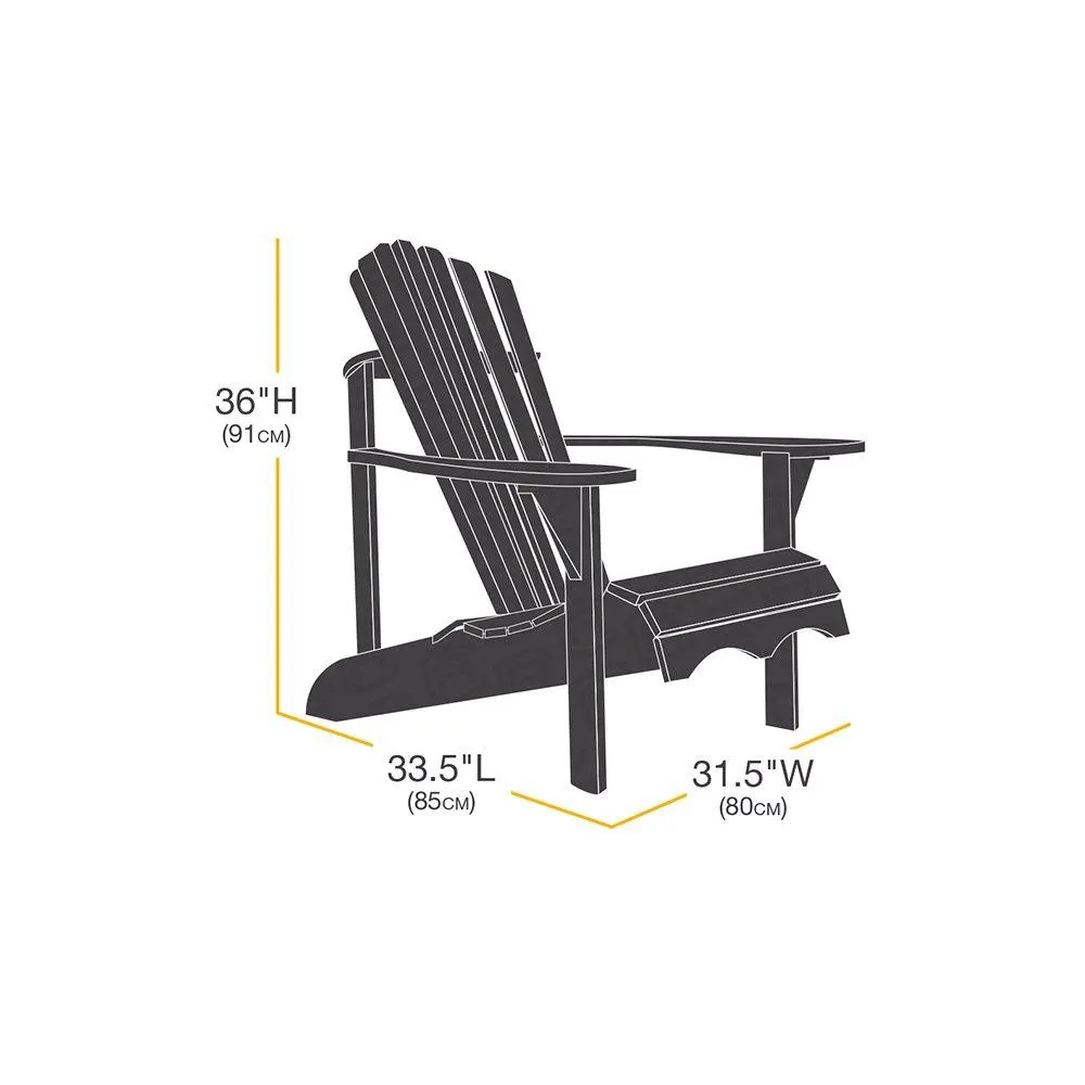 AmazonBasics Adirondack-Chair Outdoor Patio Furntiure Cover, 4 Pack