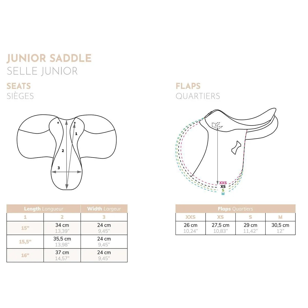 Antares Signature Junior Close Contact Jumping Saddle