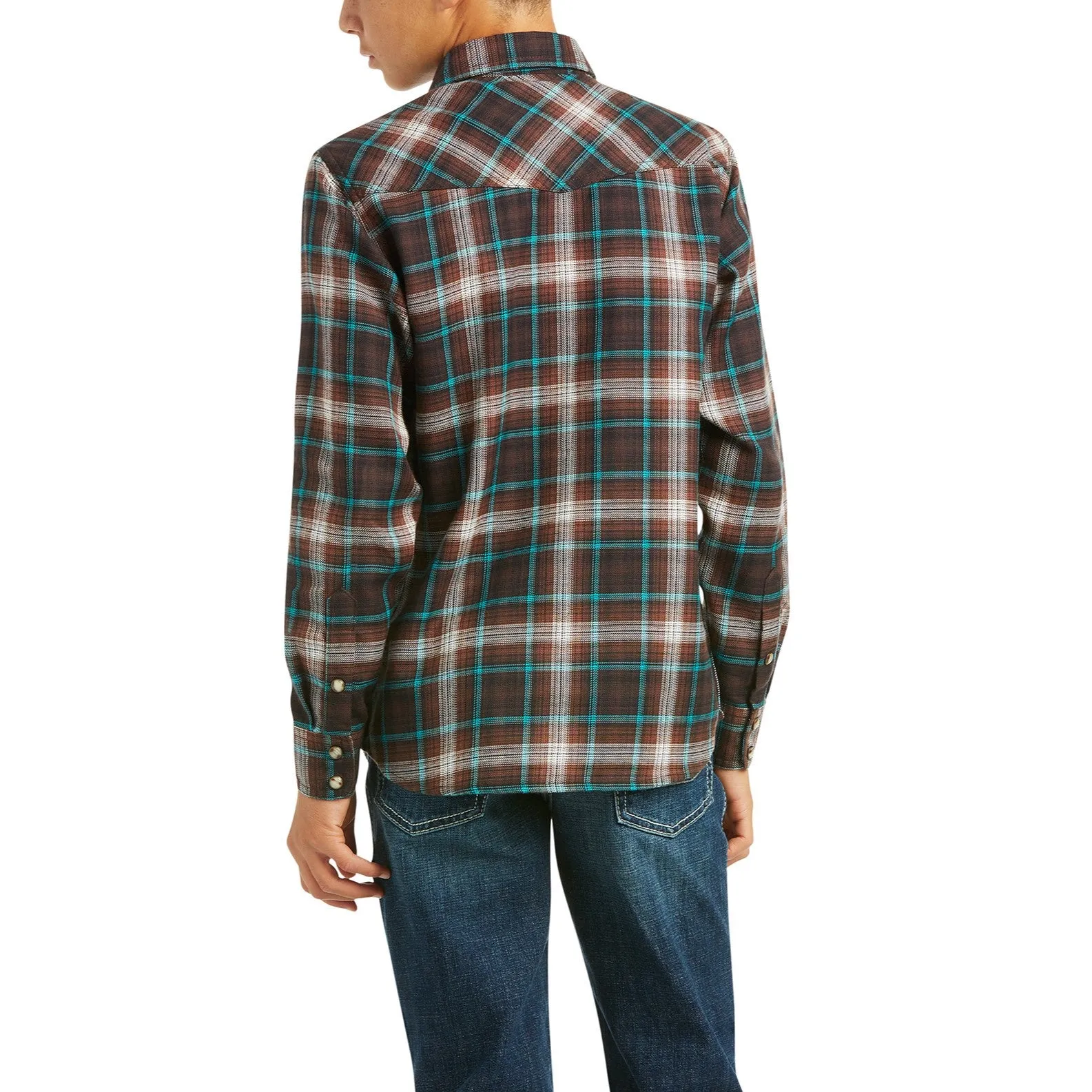 Ariat Boy's Harrisburg Cedarwood Retro Long Sleeve Shirt 10037356