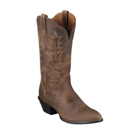 Ariat Ladies Heritage Western R Toe Boot – Distressed Brown 10001021