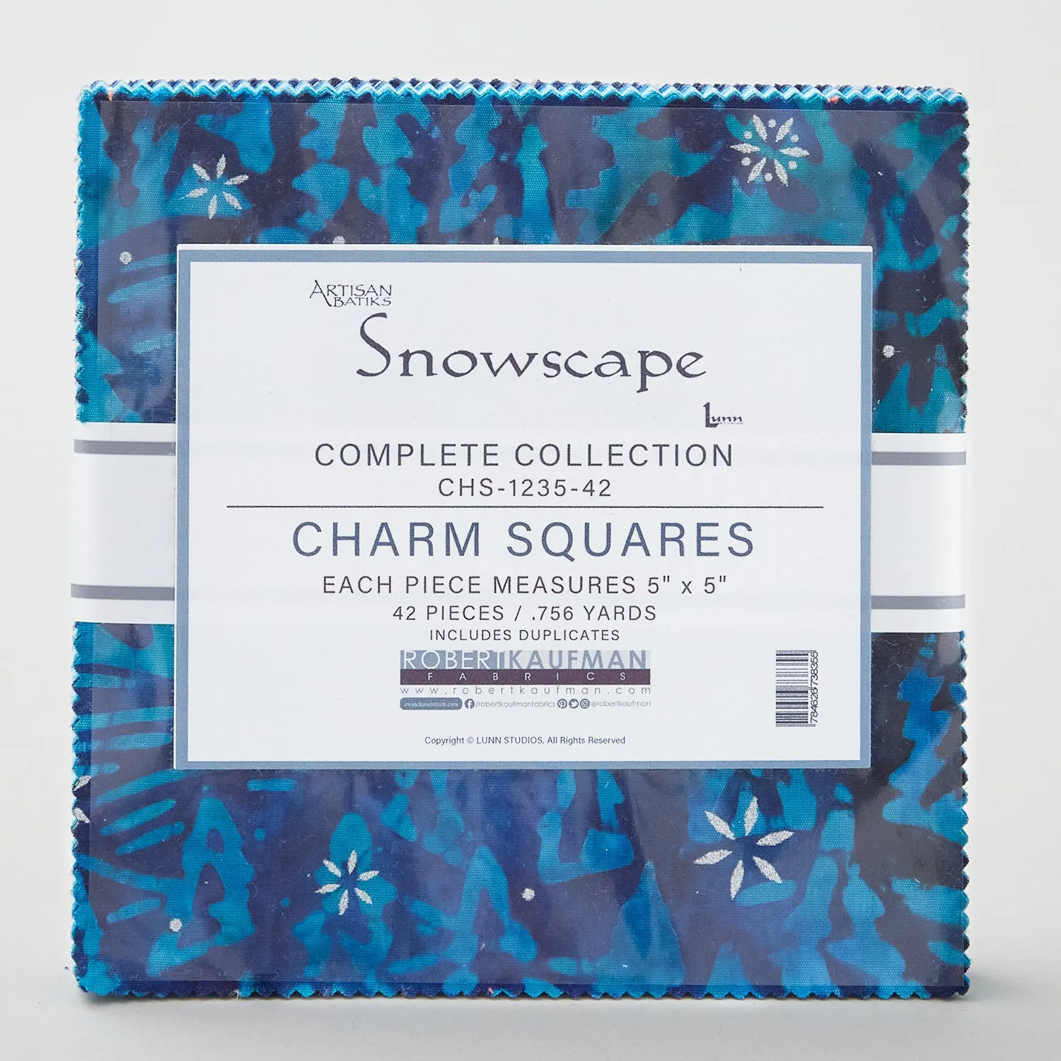 Artisan Batiks Snowscape Metallic Charm Pack