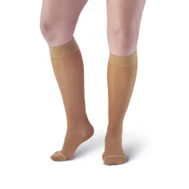 AW Style 18 Sheer Support Closed Toe Knee Highs - 20-30 mmHg