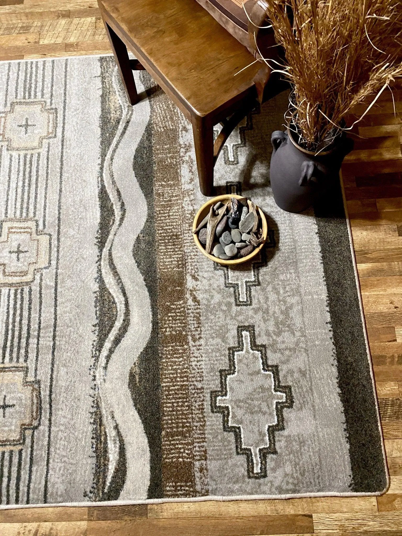 Barton Beige Southwestern Rugs