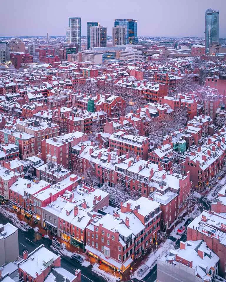 BEACON HILL UNDER THE SNOW