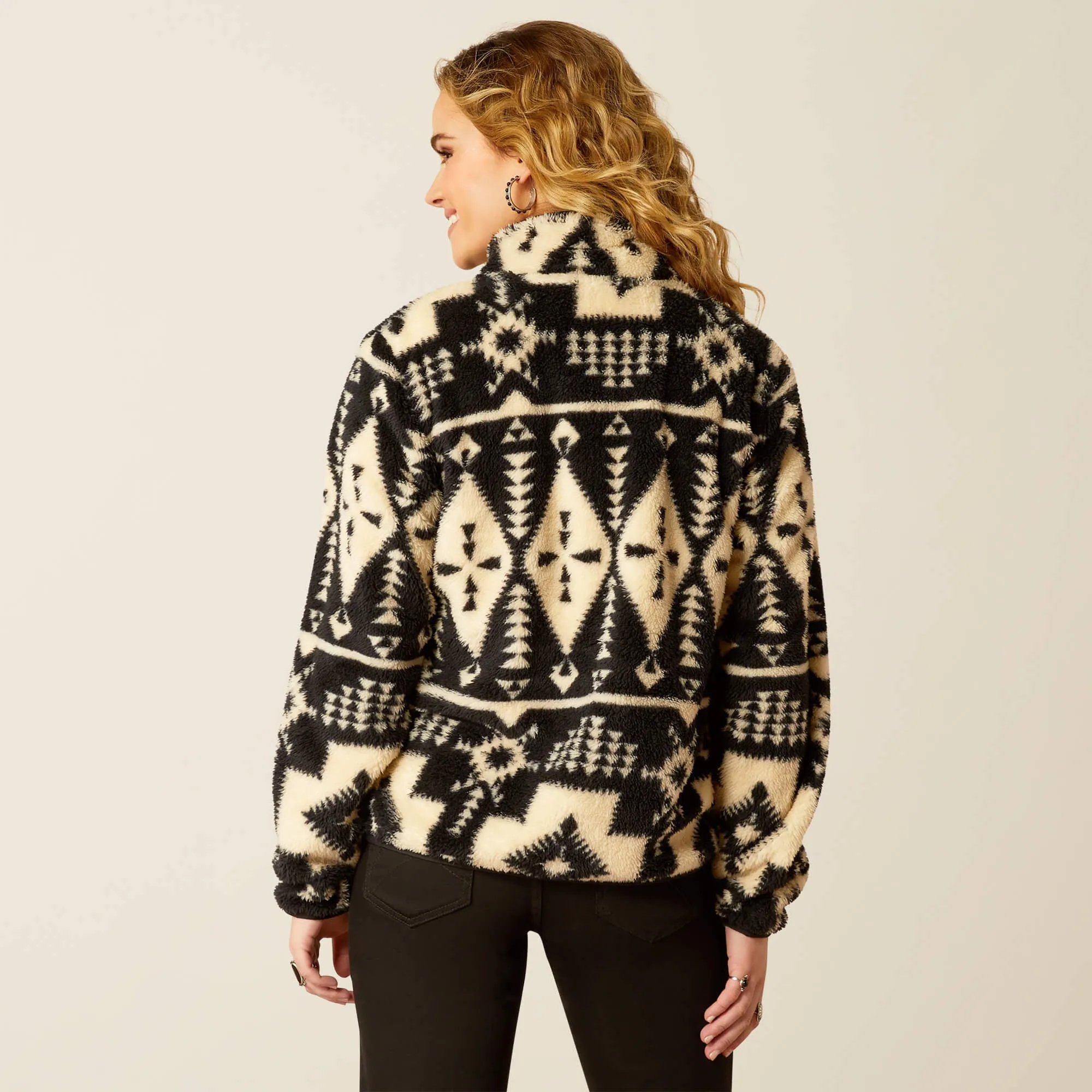 Berber Snapfront Sweatshirt Womens