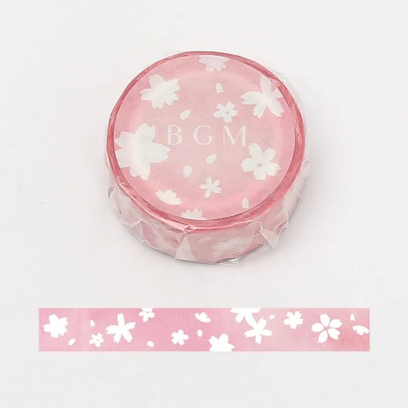 BGM Snow Cherry Washi Tape