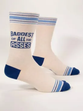 Blue Q  Socks MENS  Baddest Of Asses