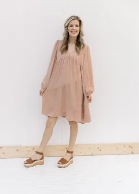 Blushes Cross Hem Dress