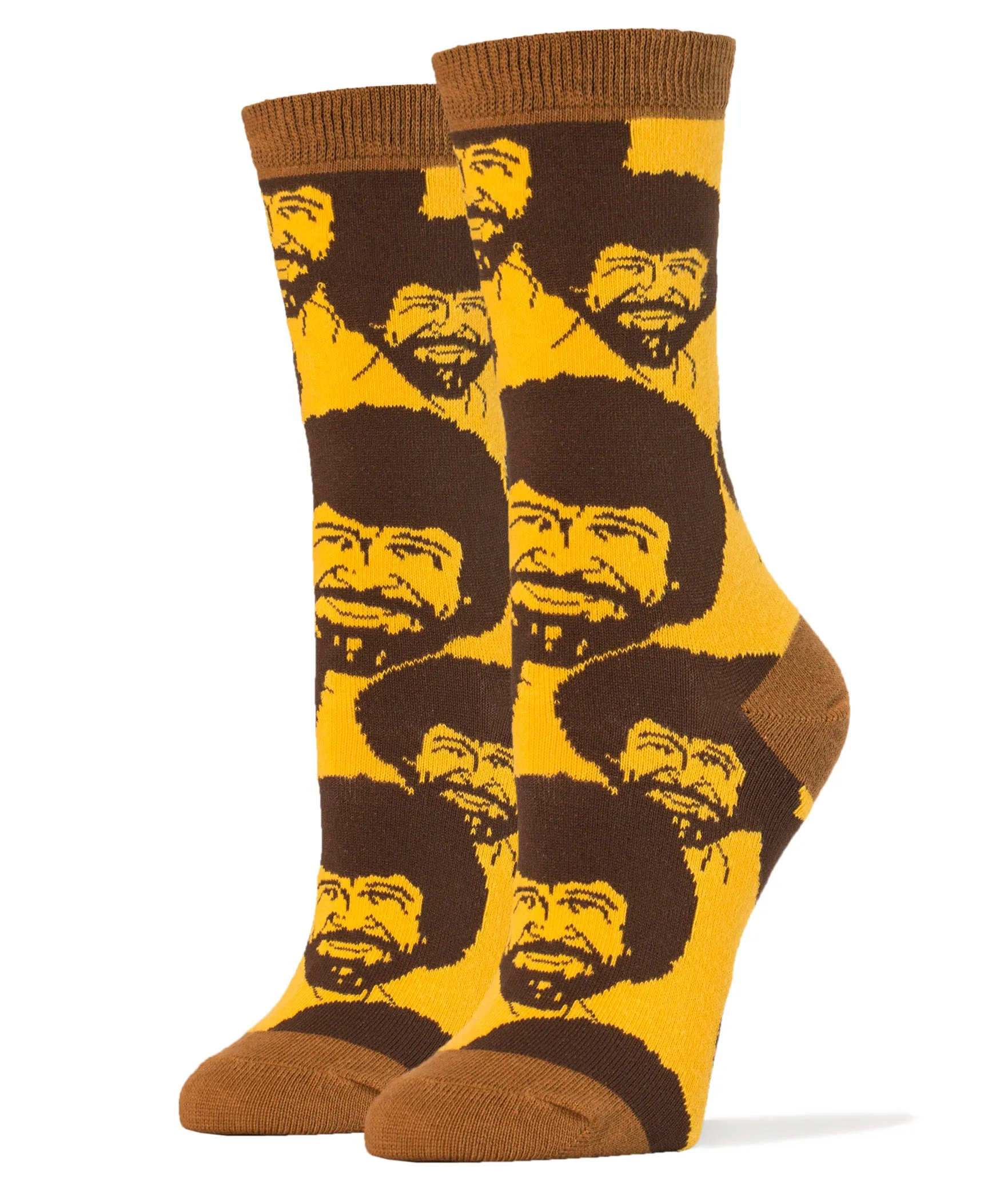 Bob Ross Flash Mob Socks