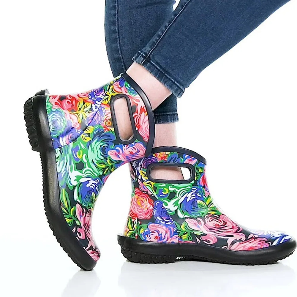 BOGS PATCH ANKLE ROSE GARDEN MULTI - WOMENS