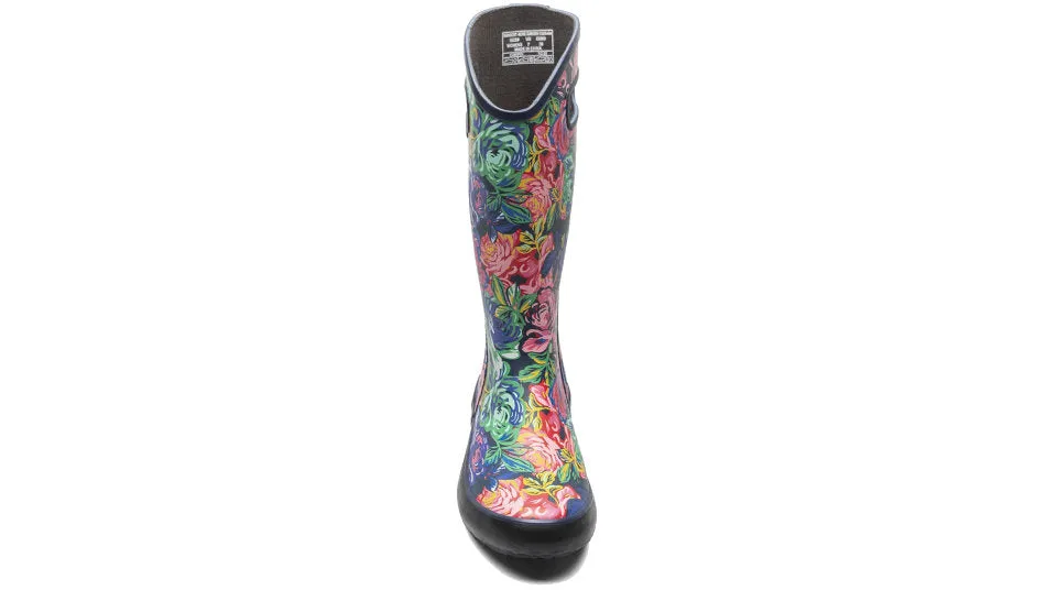 Bogs Women's Rainboot Rose Garden Rose