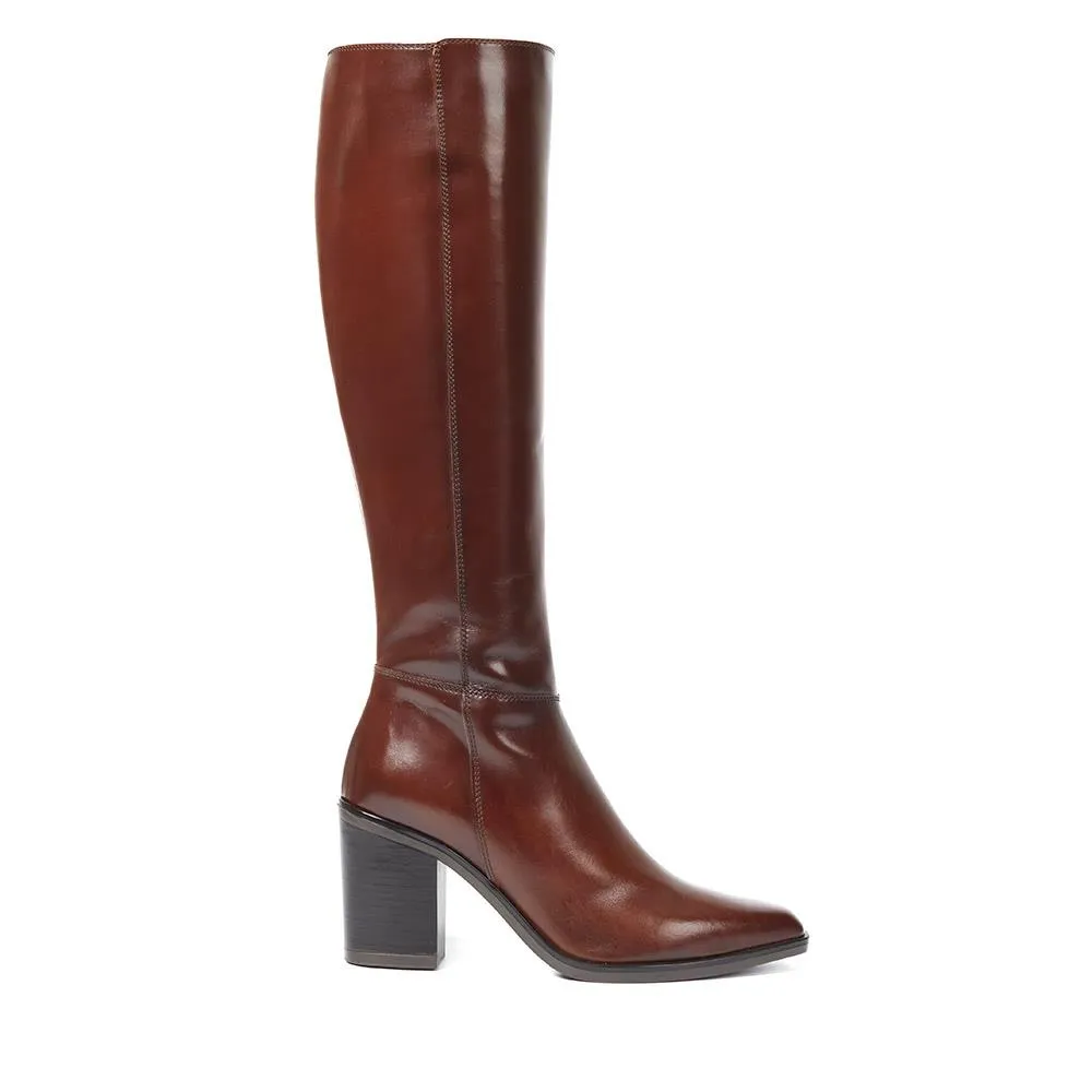 Cagliari Wide Calf Fit Knee High Boots - CAGLIARIL / 321 032