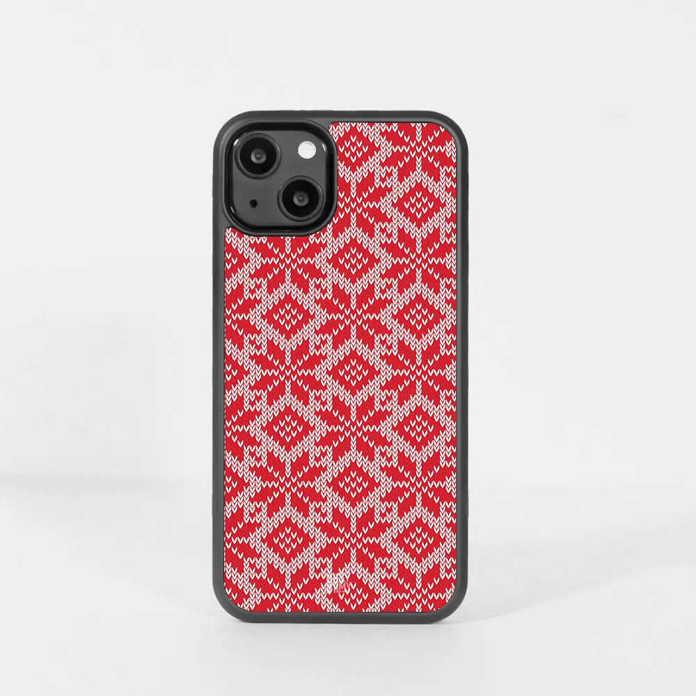 Cherry N Snow | Sweater Pattern Phone Case