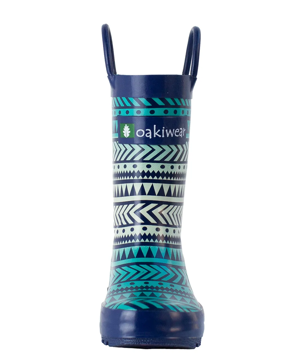 CHILDREN’S RUBBER RAIN BOOTS, TRIBAL