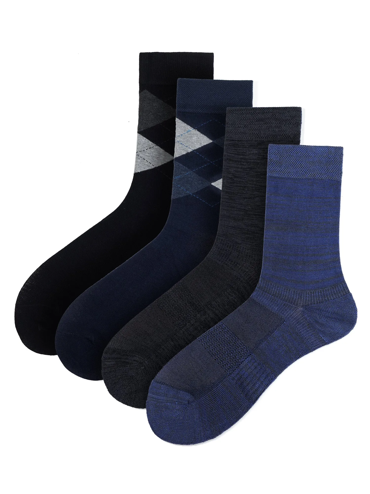 Corporate Classics Box Of 4 Pairs | Mid Calf Crew Socks