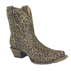 Corral Children's Tan & Brown Leopard Print Ankle Boots T0112