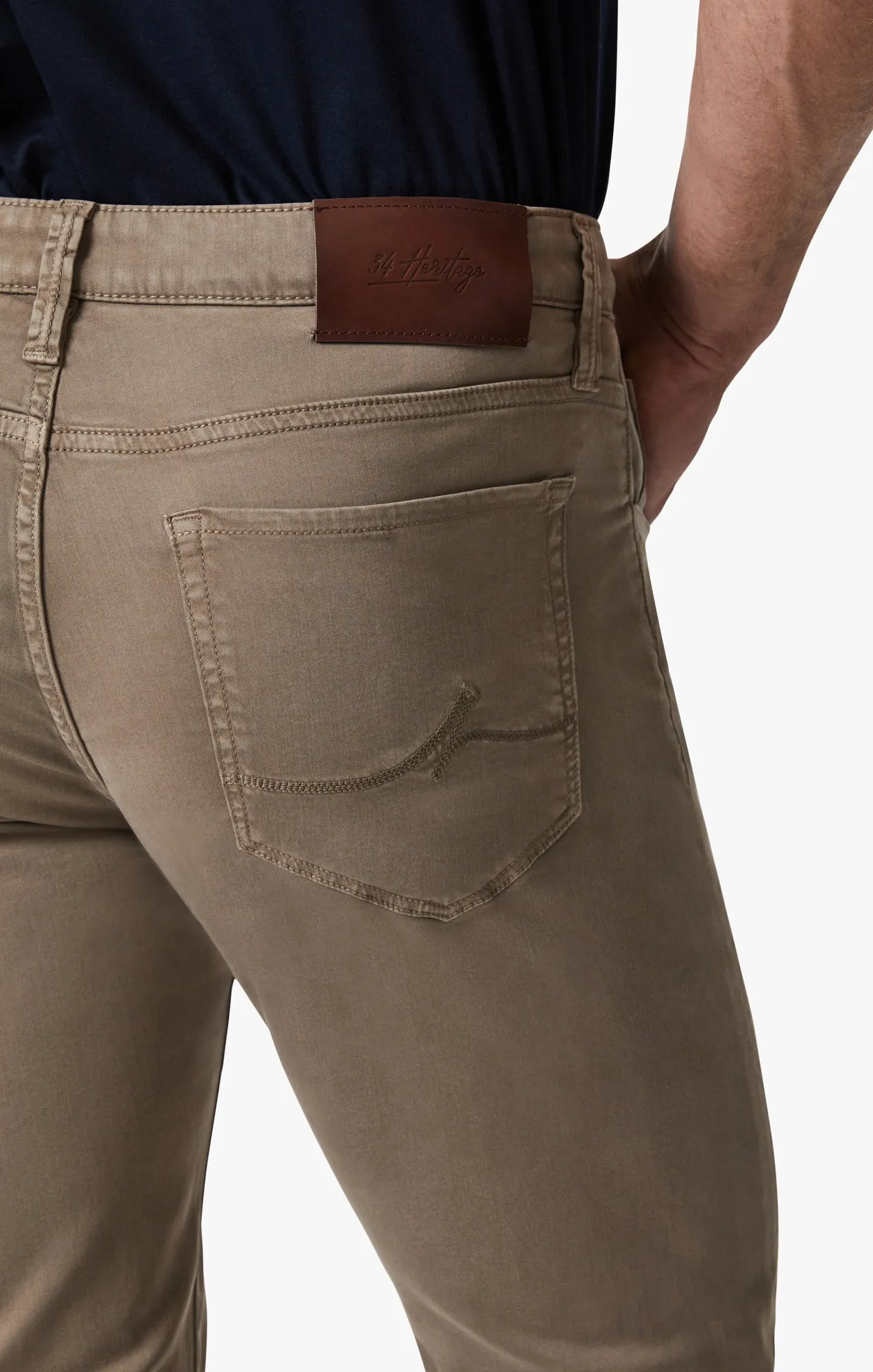 Courage Straight Leg Pants In Walnut Twill