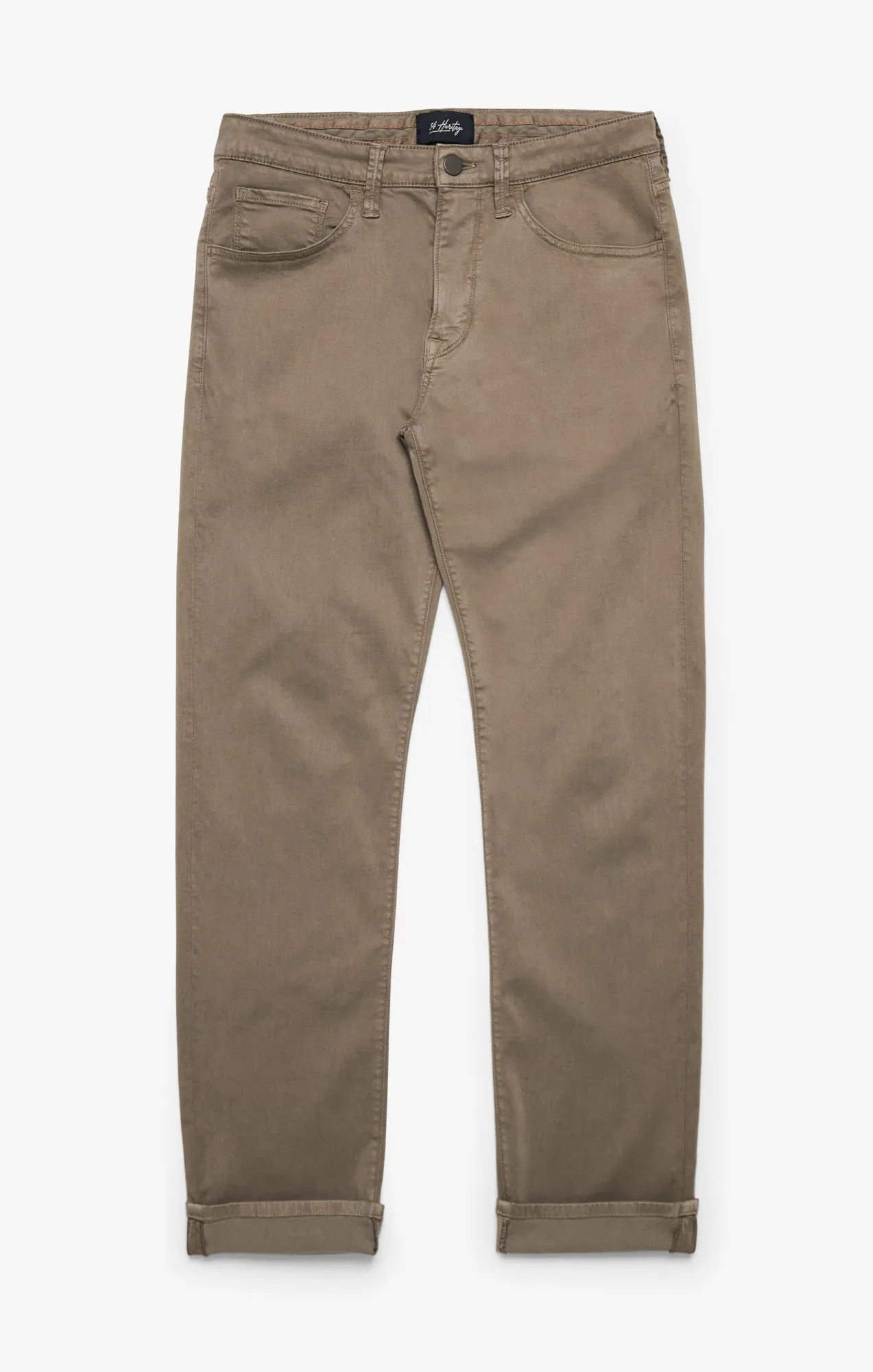 Courage Straight Leg Pants In Walnut Twill