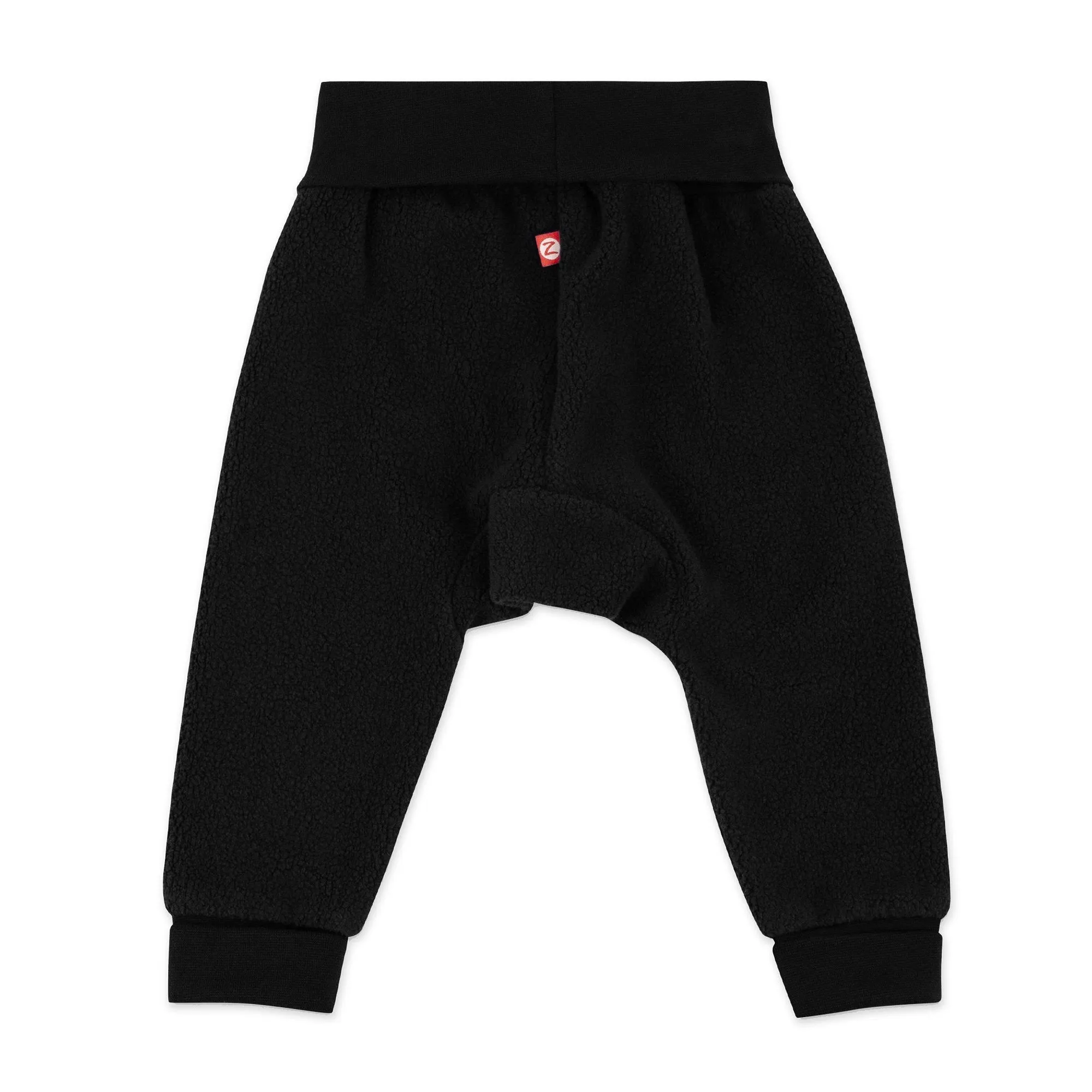 Cozie Fleece Cuff Pant - Black