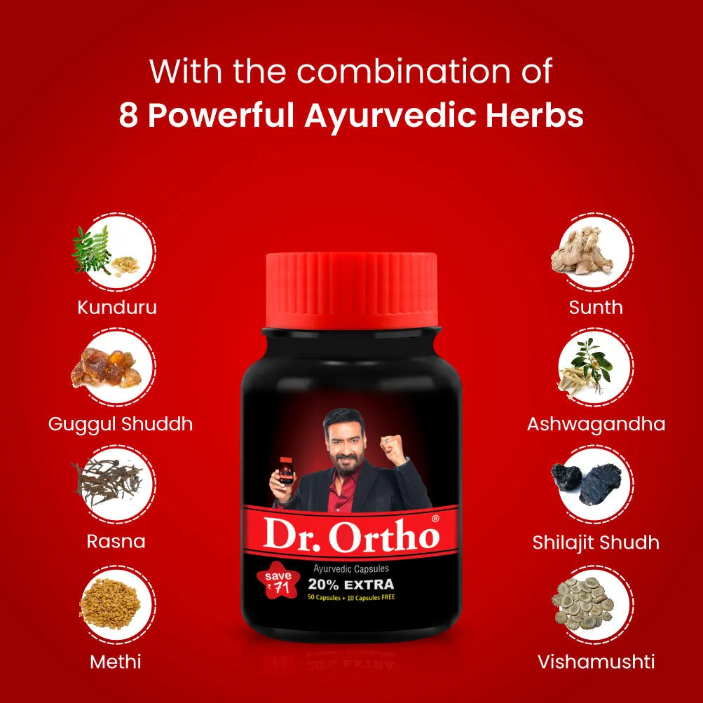 Dr. Ortho Ayurvedic Capsules - 60 Caps