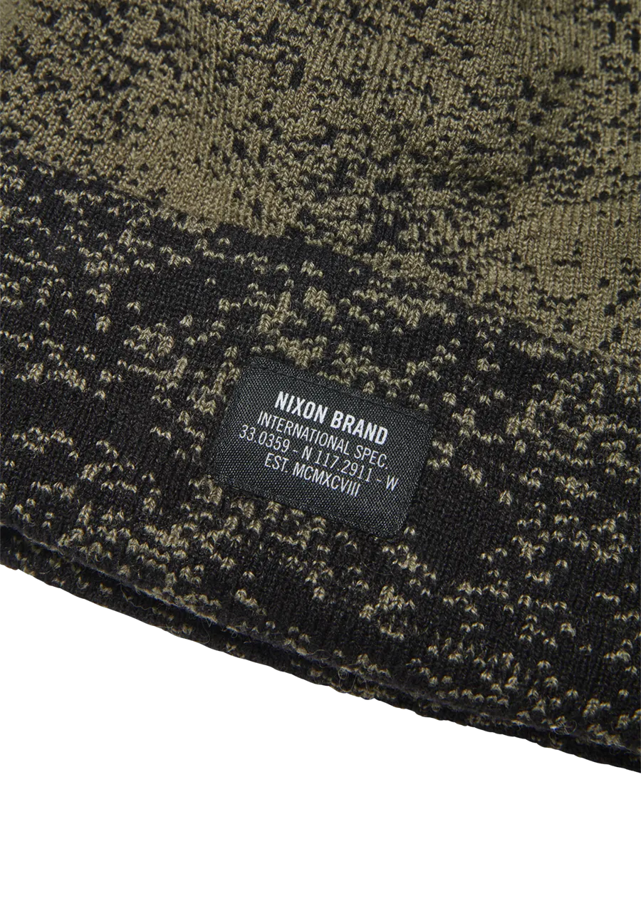 Drifter Beanie - Olive Dot Camo