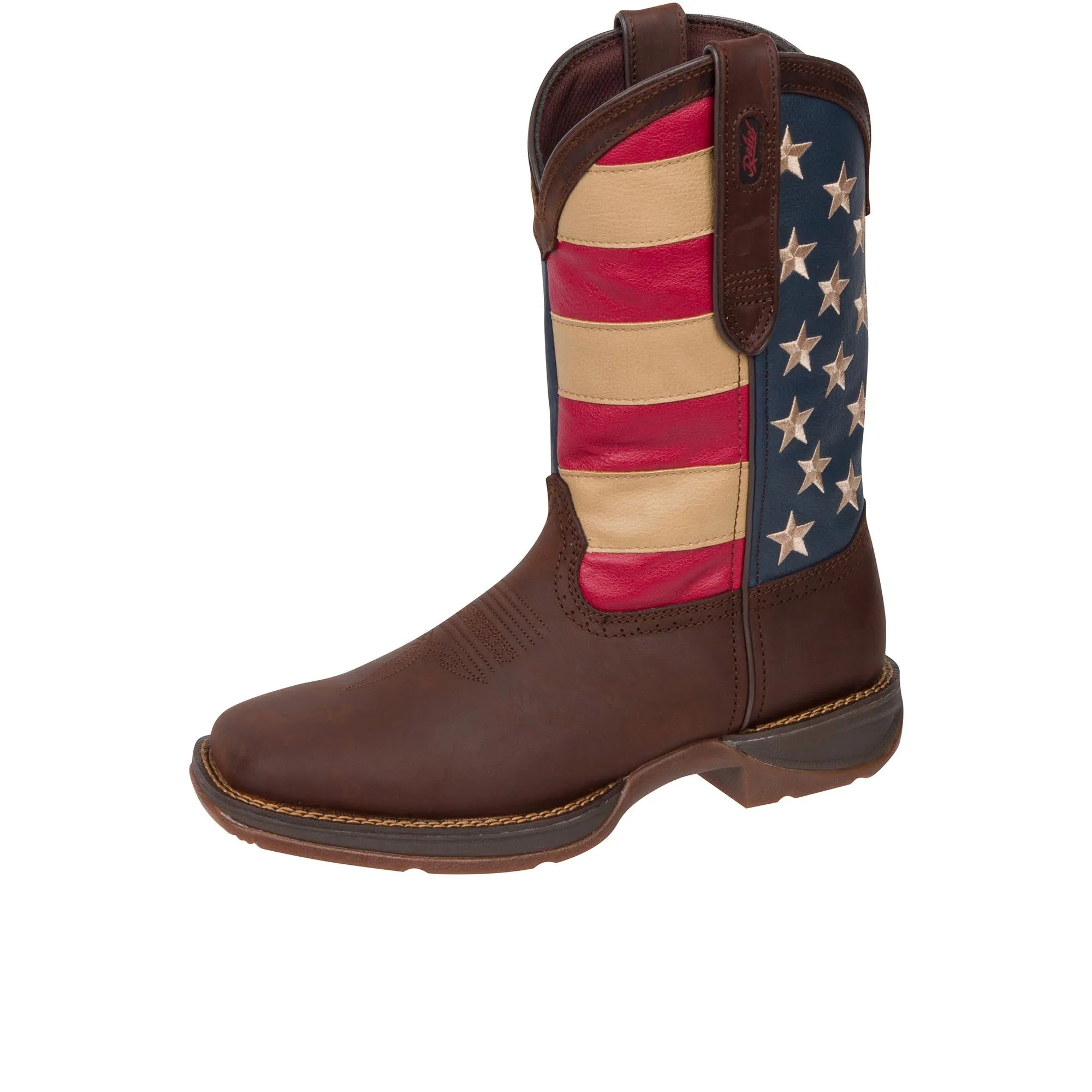 Durango Rebel Soft Toe Brown/Union Flag