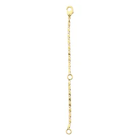 EXTENSION CHAIN, recycled, valentino, 9 cm, gold-plated