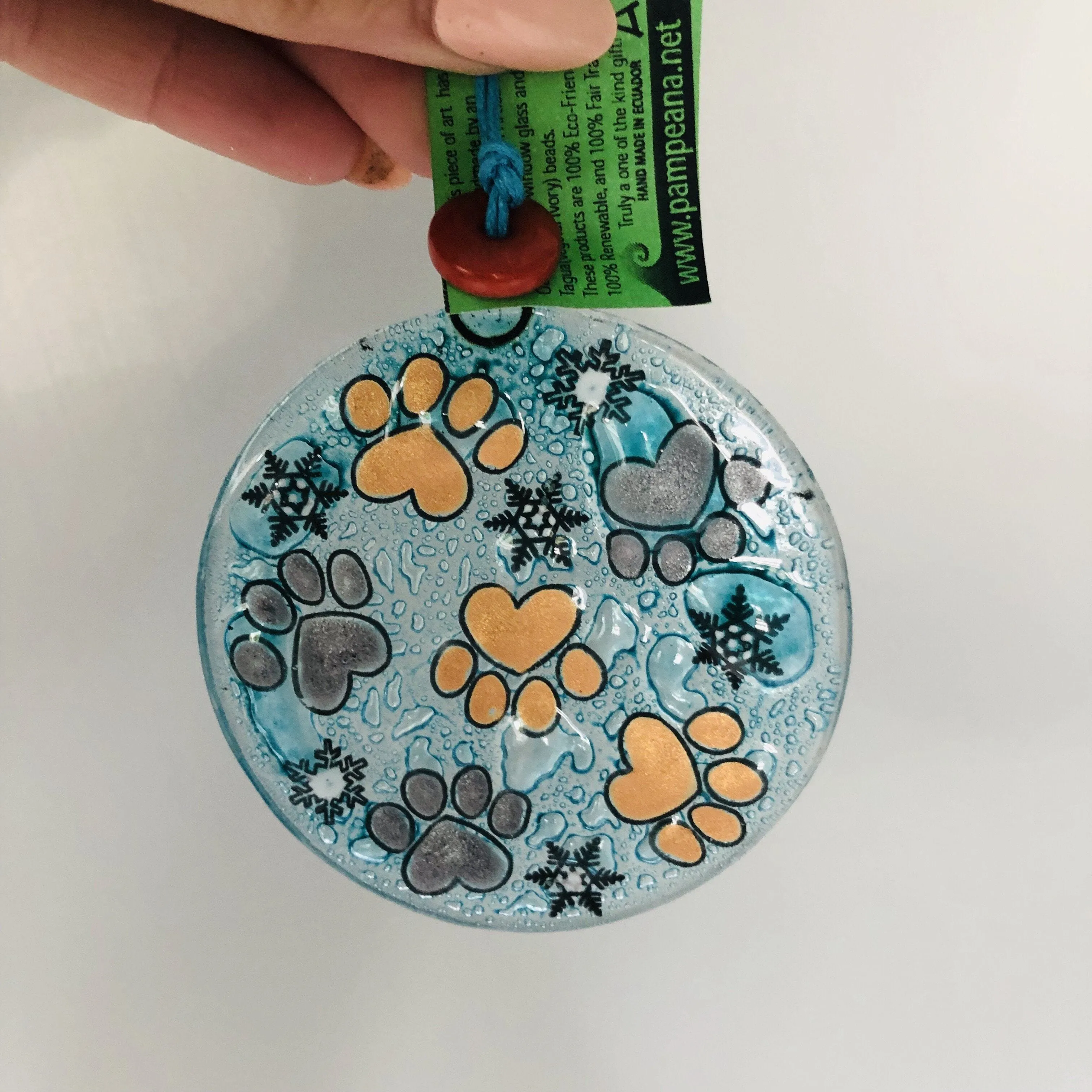 Fair Trade Ornament 130 Snow Paws