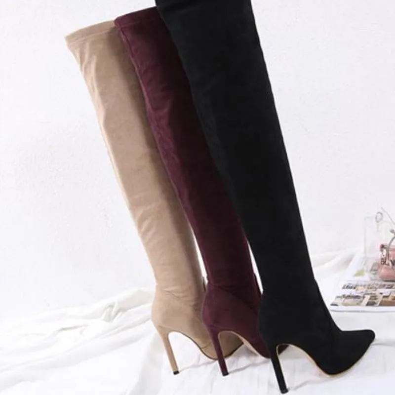 Fashion Women's Warm Over The Knee Boots