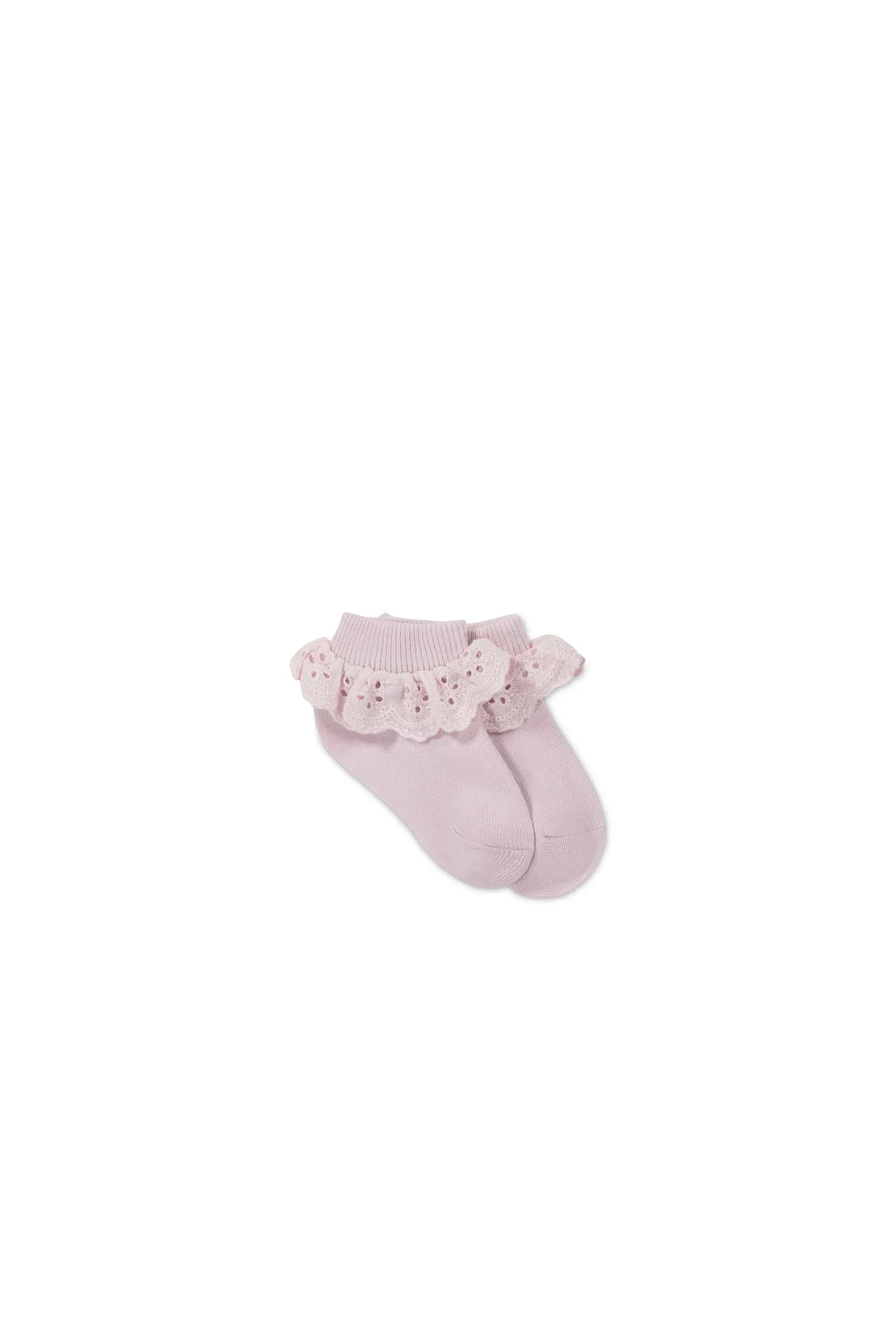 Frill Ankle Sock - Violet Tint