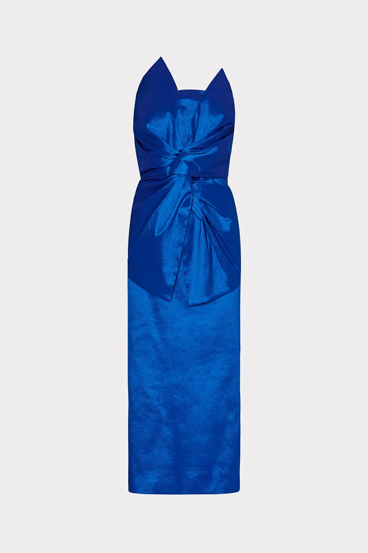 Harlow Bow Taffeta Strapless Dress