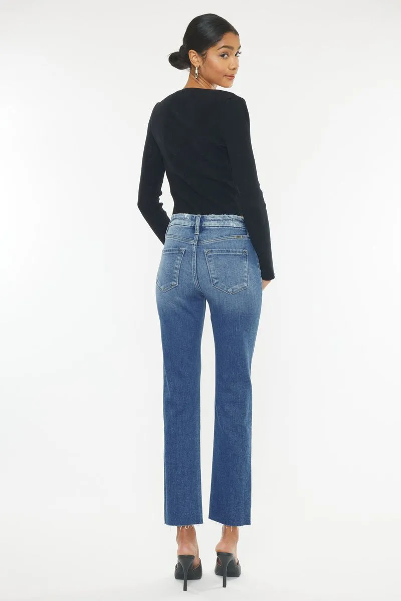 Helen High Rise Slim Straight - Final Sale Item