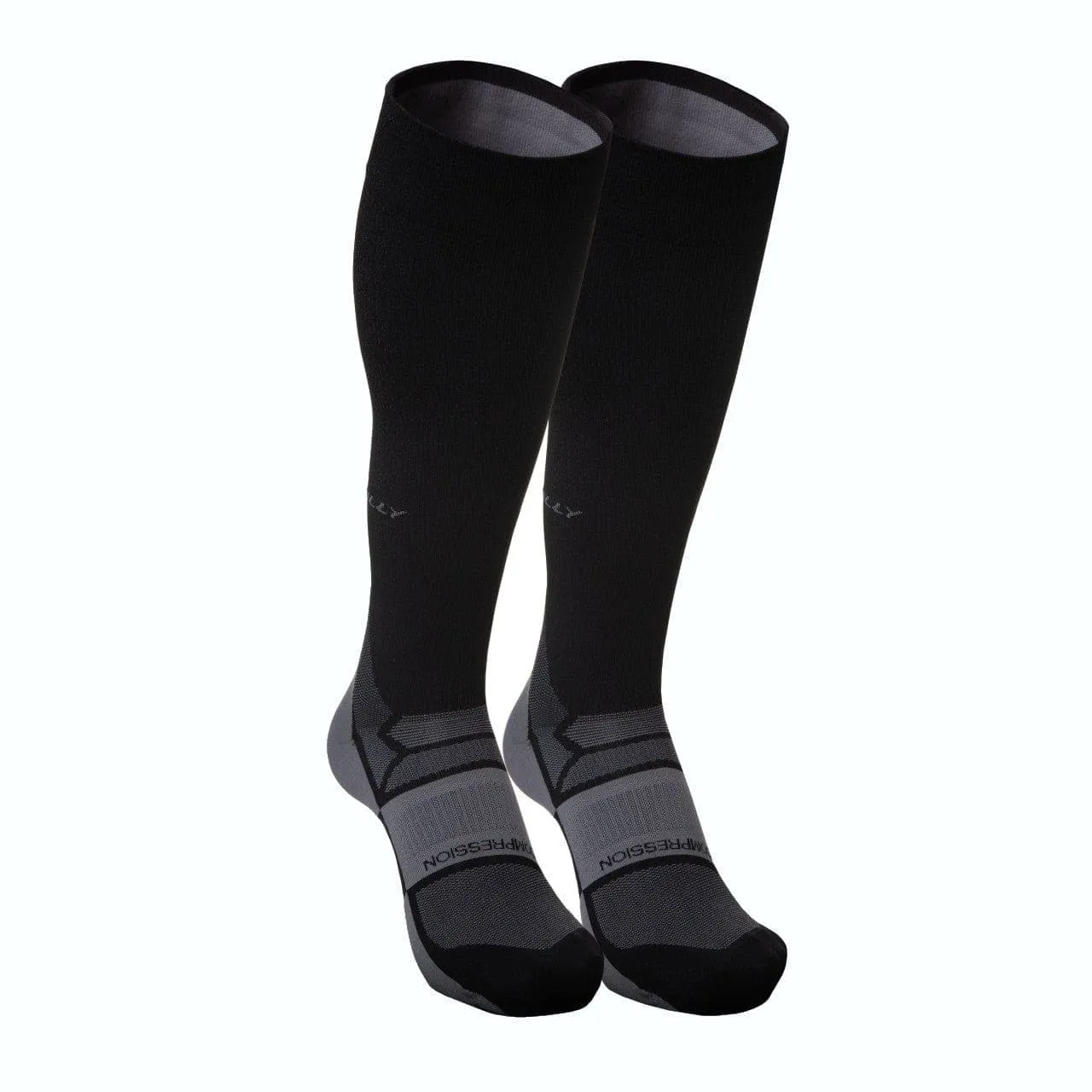 Hilly Pulse Compression Sock Min - Black/Grey