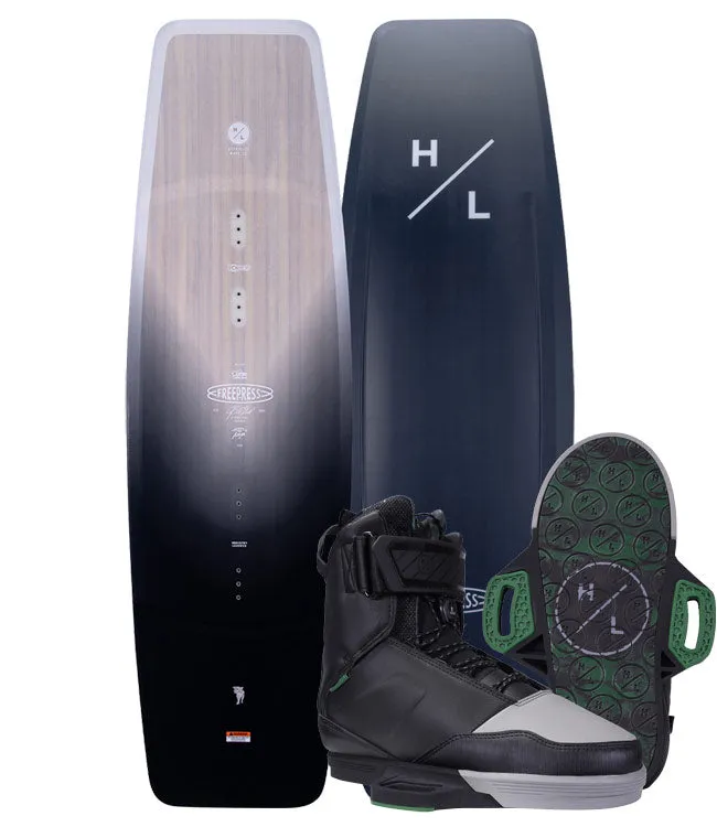 Hyperlite Freepress Wakeboard Package with Scout Boots (2024)