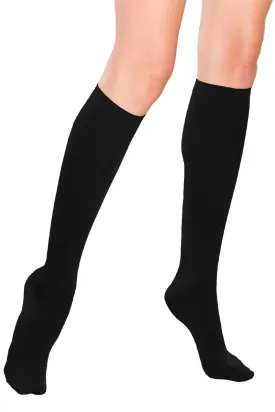 Instant Shipping! Plain Knee-High Elastic Ribbed Socks