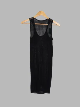 Jean Colonna sheer black singlet new with tags - S