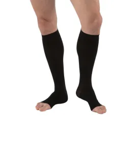 JOBST®  forMen Ribbed Knee High Open Toe Socks