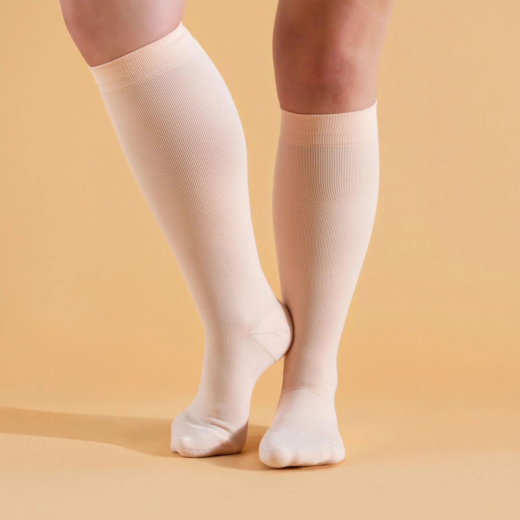 Knee-High Compression Socks - 3 Pack Solids