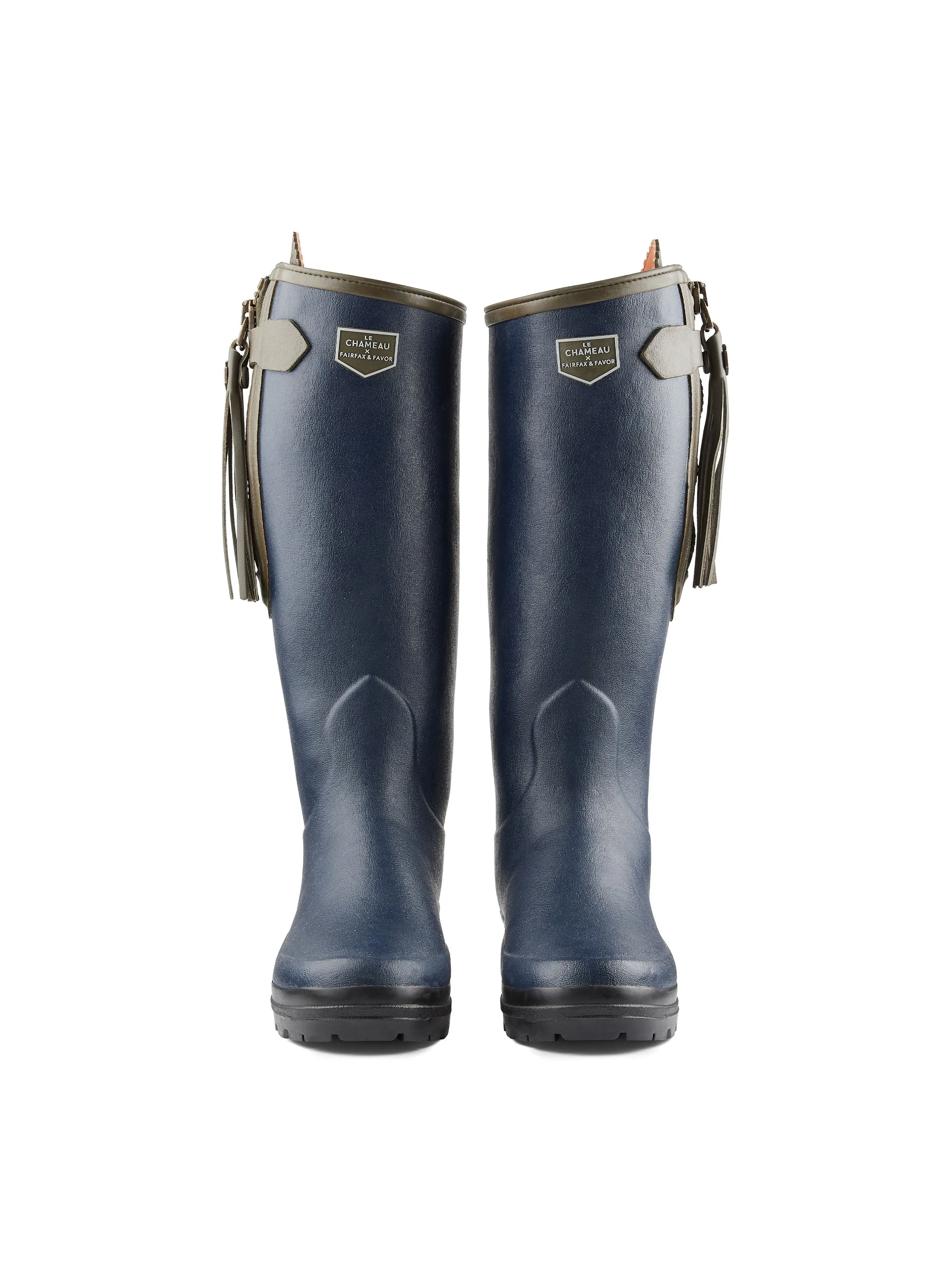 L'Alliance Neoprene Lined Wellington Boot (Sporting Fit) - Navy