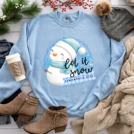 Let It Snow Somewhere Else Faux Glitter