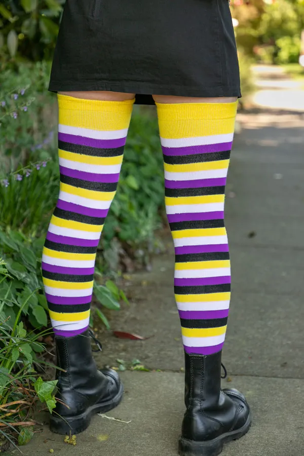 Longer Original Pride Stripes Tube Socks