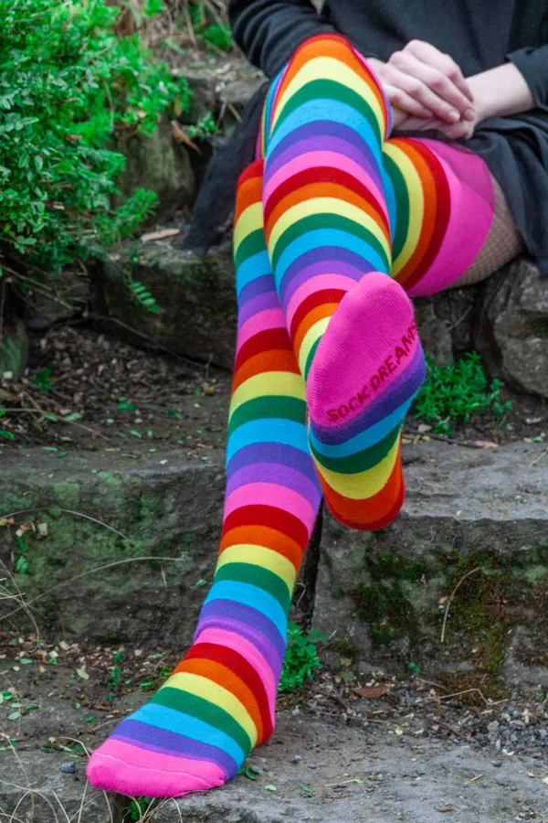 Longer Original Pride Stripes Tube Socks