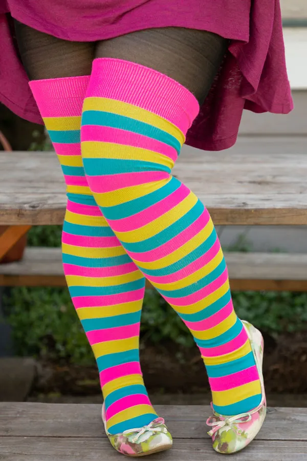 Longer Original Pride Stripes Tube Socks